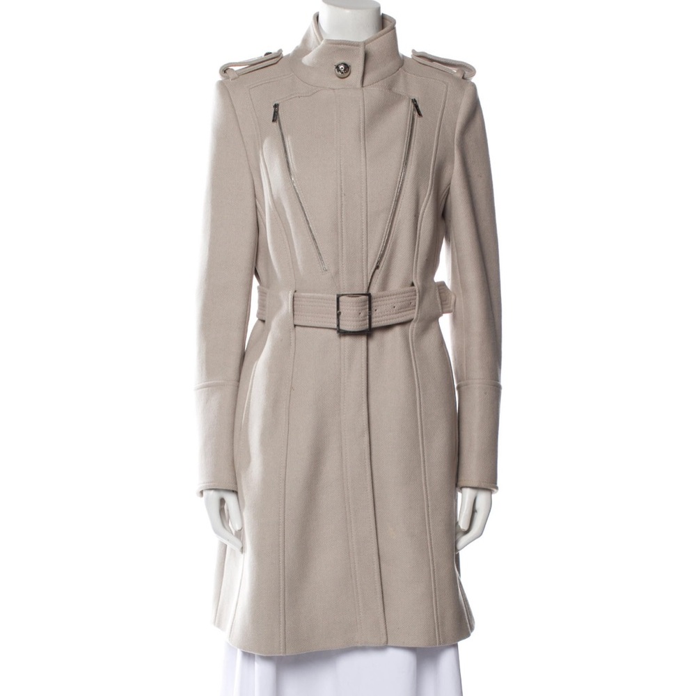 Karen Millen Beige Wool Coat
